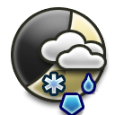 Freezing Rain Likely then Chance Rain And Snow Showers