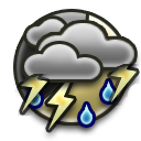 Slight Chance Showers And Thunderstorms<!-- tsra_hi -->