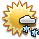 Chance Snow Showers then Mostly Sunny<!-- snow -->